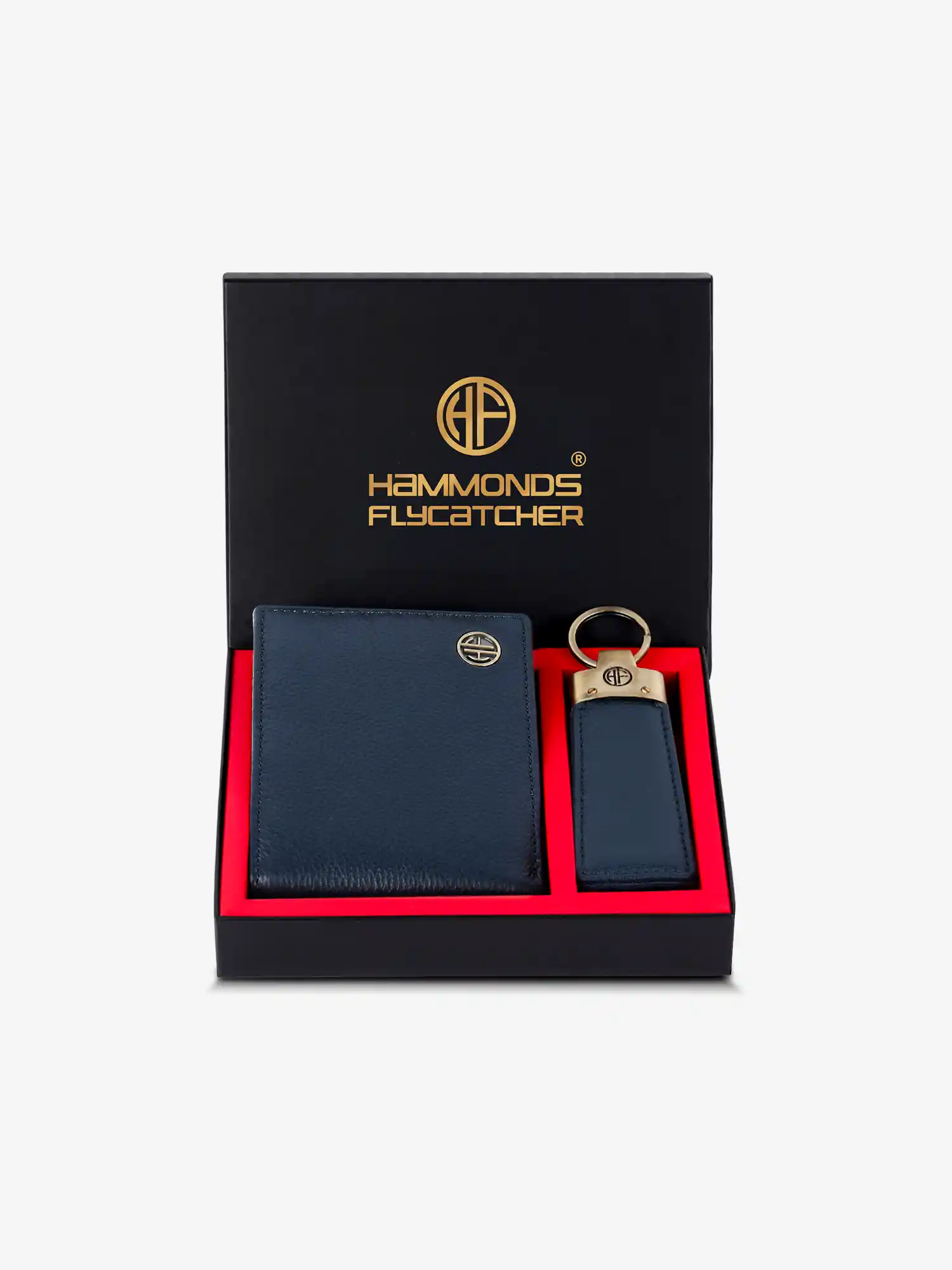 RFID-Blocking Leather Wallet & Keychain Set for Men - 4 Card Slots, Car/Home/Bike Keys - Premium Gift - Image 7