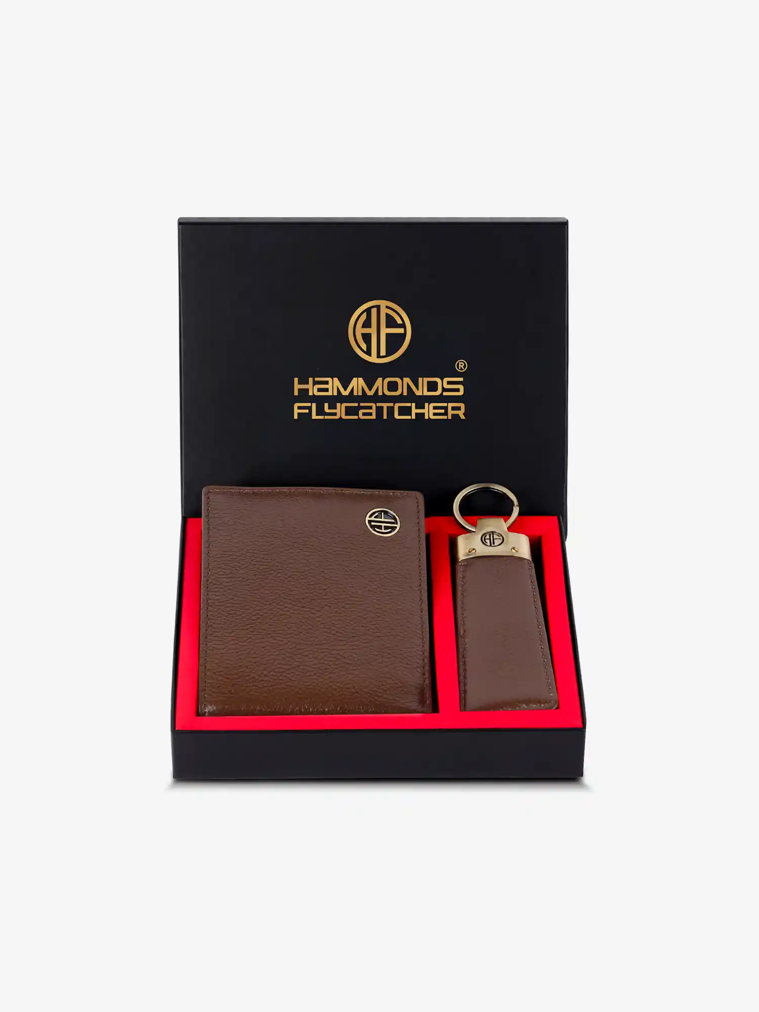 RFID-Blocking Leather Wallet & Keychain Set for Men - 4 Card Slots, Car/Home/Bike Keys - Premium Gift - Image 8