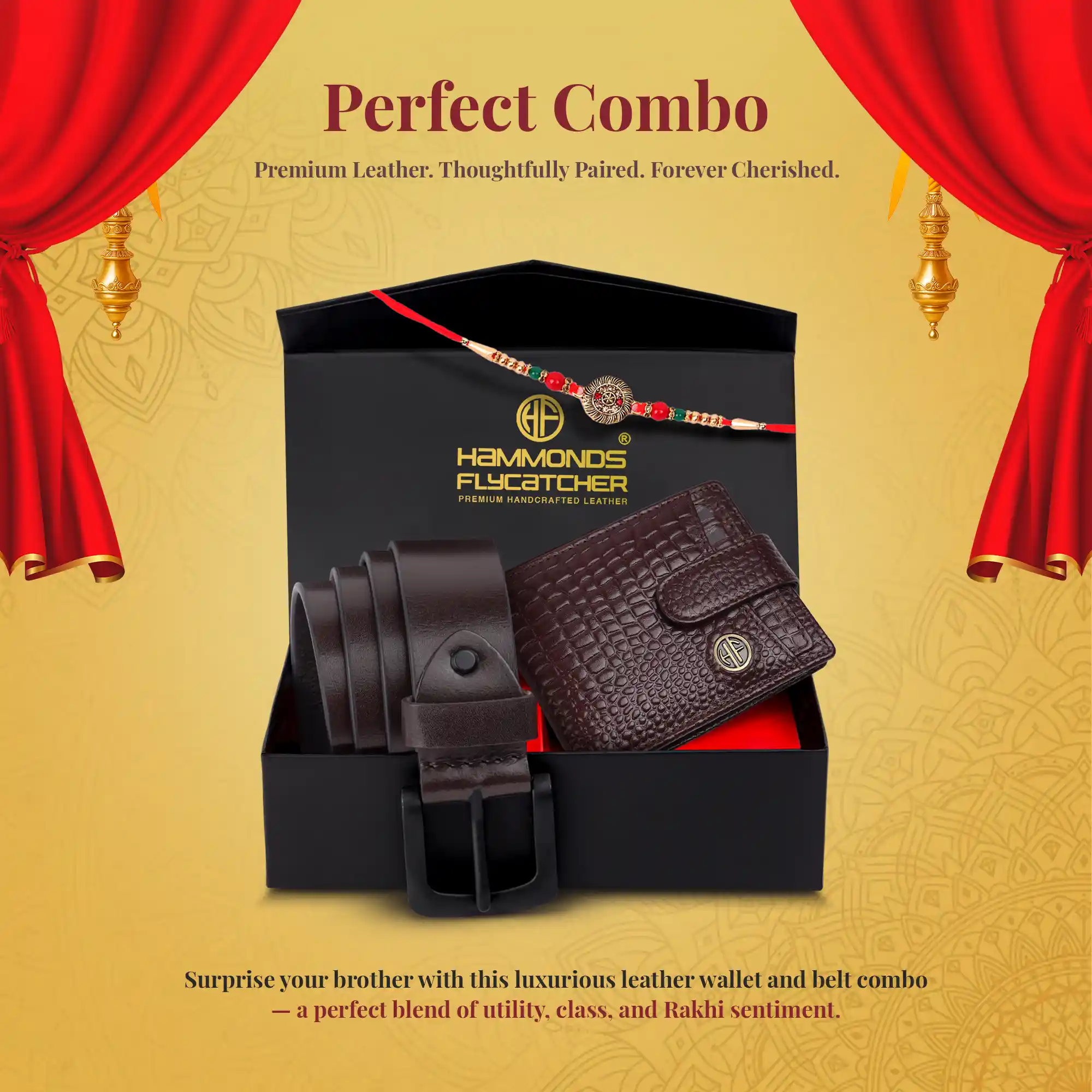 Men's Leather Gift Set Combo: Wallet & Belt - Birthday, Anniversary, Father's Day or Raksha Bandhan Gift - Image 44