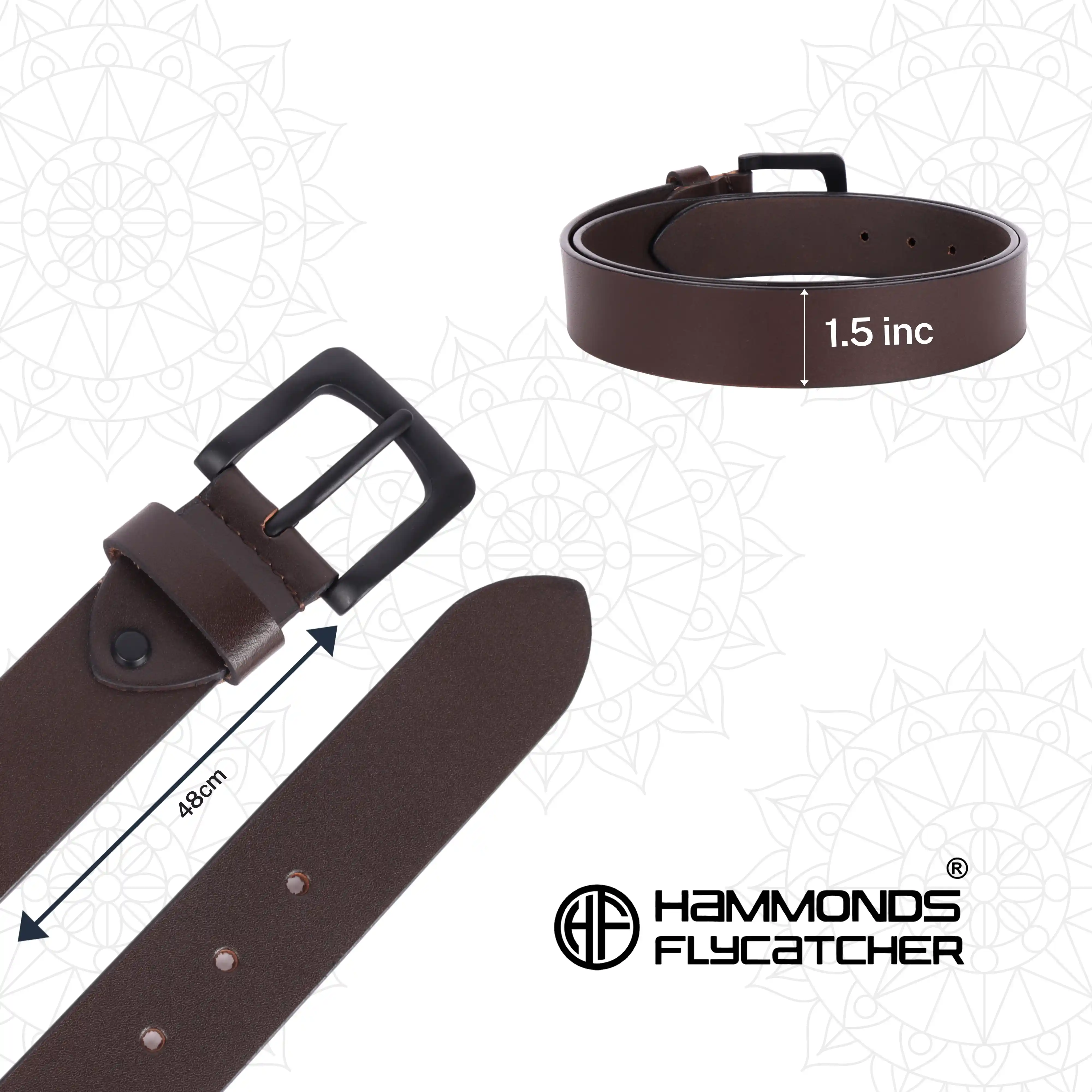 Men's Leather Gift Set Combo: Wallet & Belt - Birthday, Anniversary, Father's Day or Raksha Bandhan Gift - Image 54