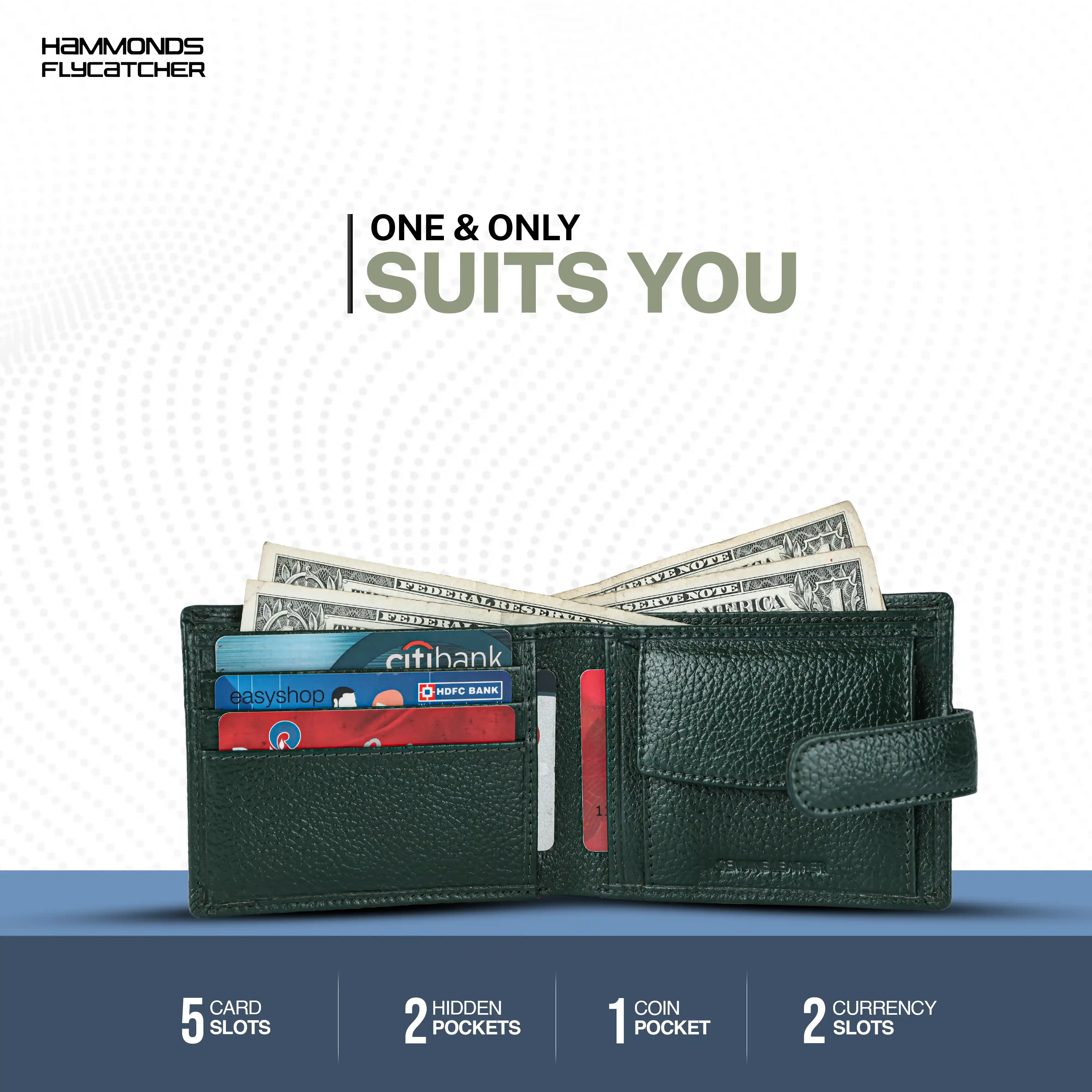 Men's Leather Wallet - 5 Card Slots, 2 Currency Pockets, RFID Protection - Perfect Gift for Valentine's, Father's Day, Birthdays - Image 45