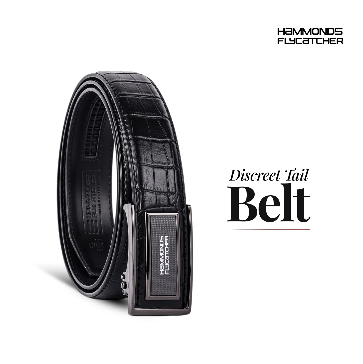 Men's Premium Leather Belt with Auto Lock, Slide Lock & Hidden Tail - Stylish Everyday Wear - Image 4