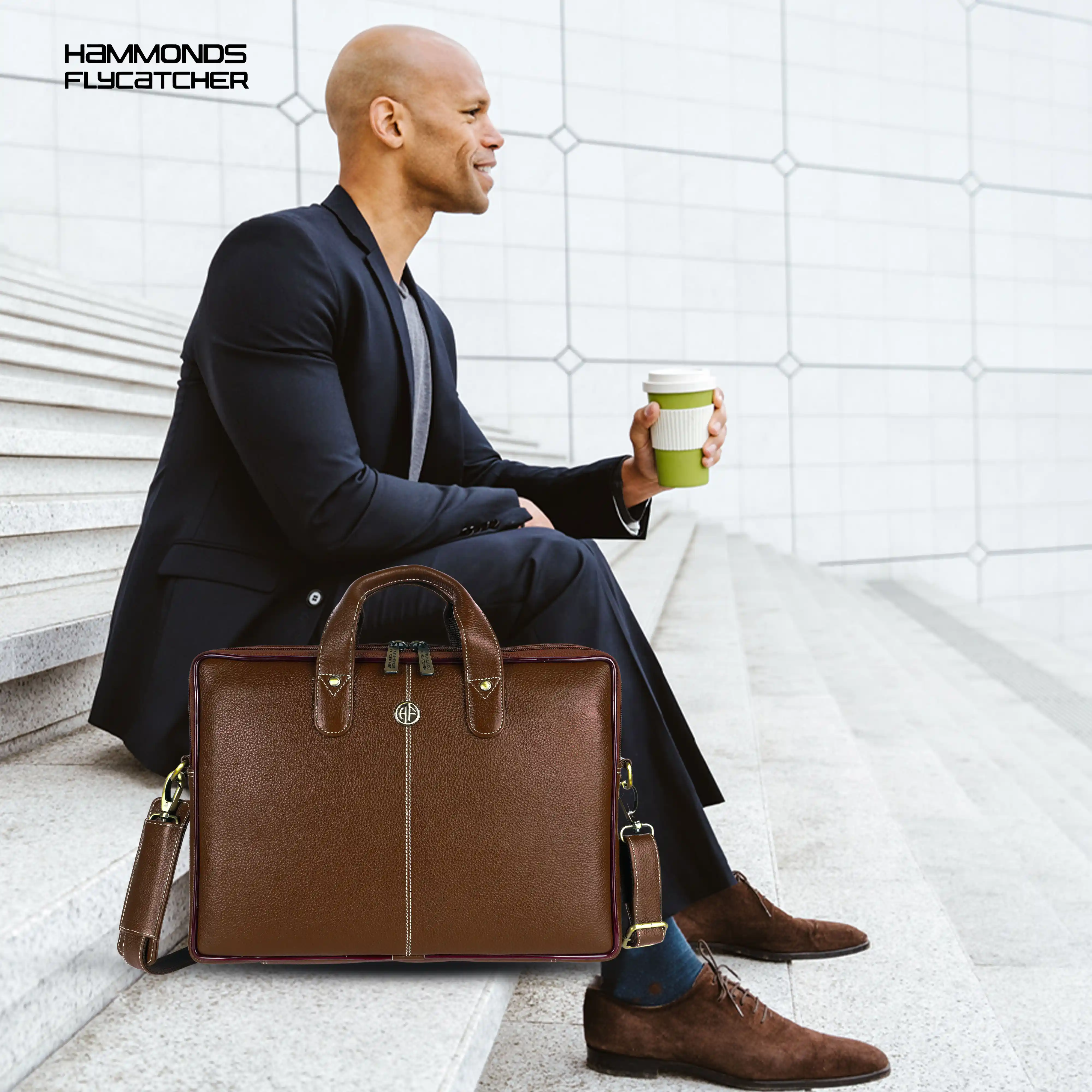 Office Bag for Men - Genuine Leather Laptop Bag - Fits Upto 14 Inch Laptop Bag/MacBook - 1 Year Warranty - Image 29