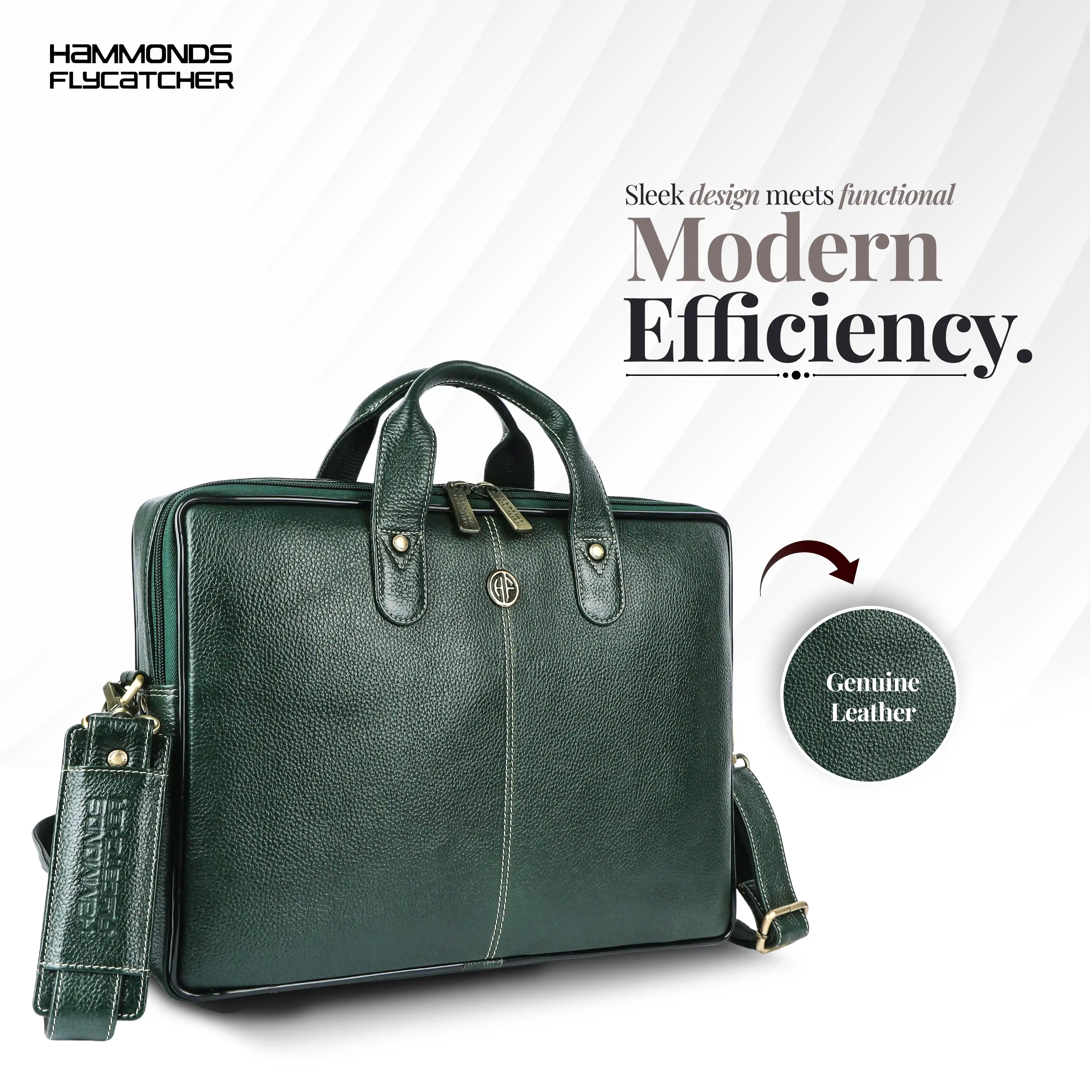 Office Bag for Men - Genuine Leather Laptop Bag - Fits Upto 14 Inch Laptop Bag/MacBook - 1 Year Warranty - Image 39