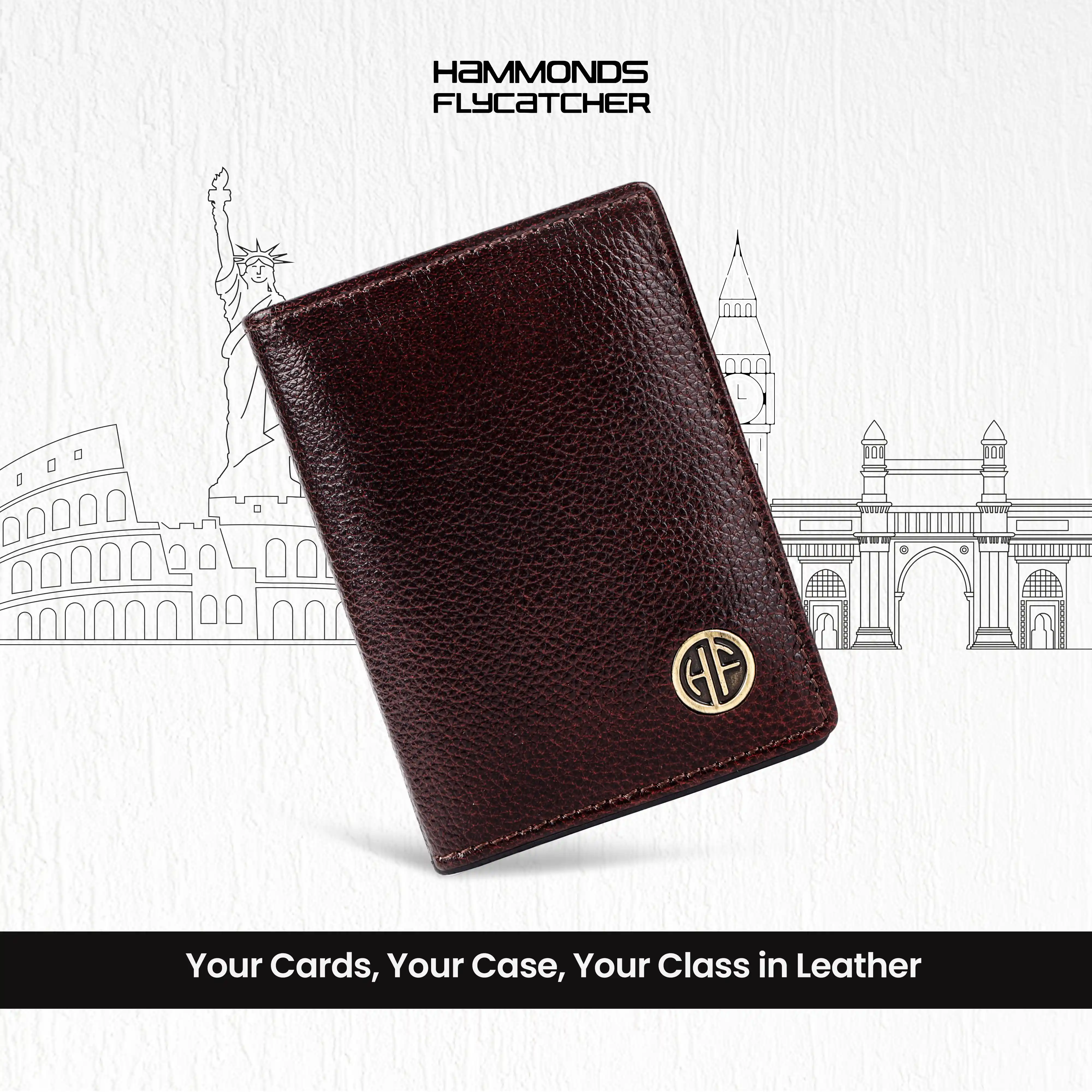 Premium Leather Card Holder - RFID Protected, Holds 8 Cards - Slim Bi-Fold Wallet for Credit/Debit - Stylish & Secure - Image 16