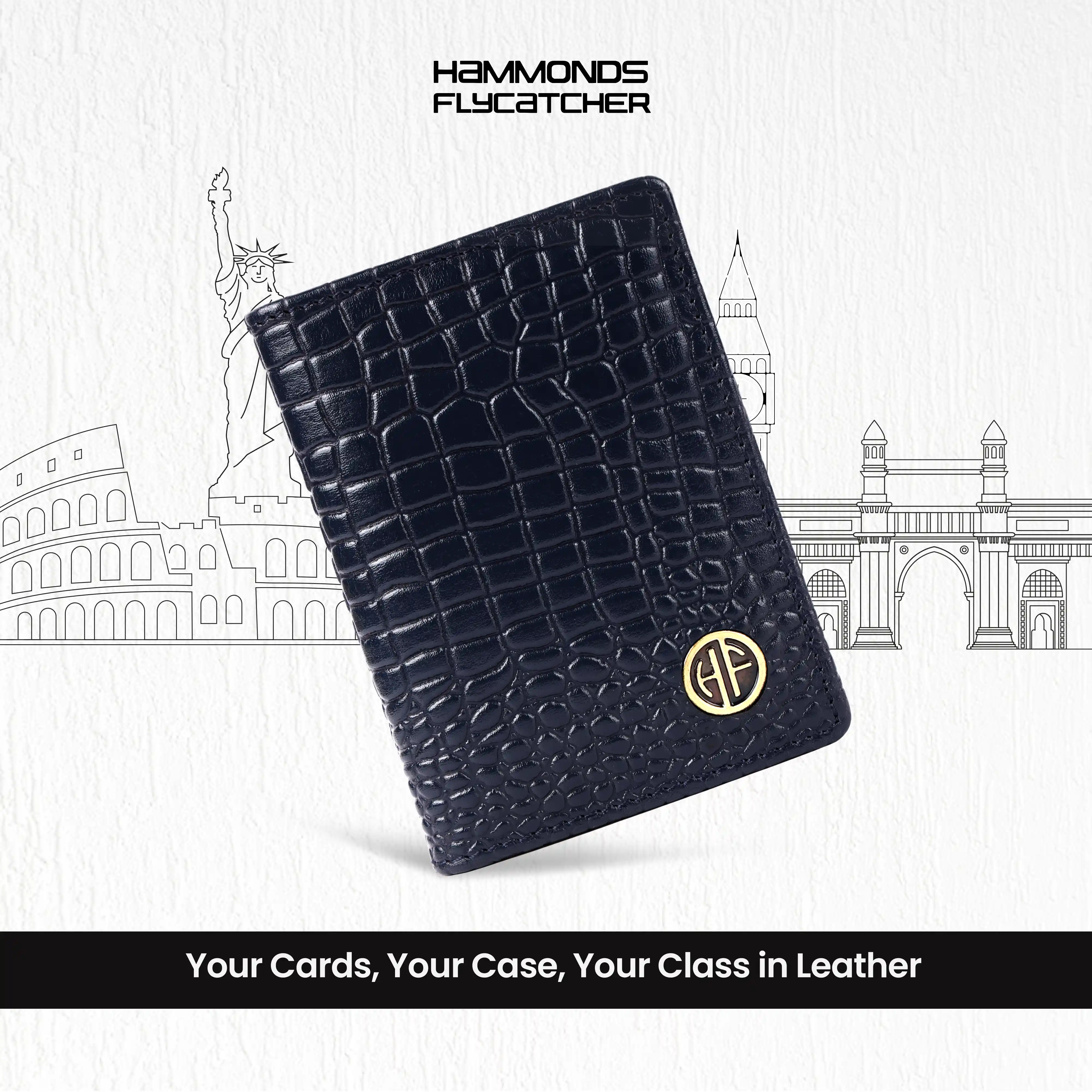 Premium Leather Card Holder - RFID Protected, Holds 8 Cards - Slim Bi-Fold Wallet for Credit/Debit - Stylish & Secure - Image 29