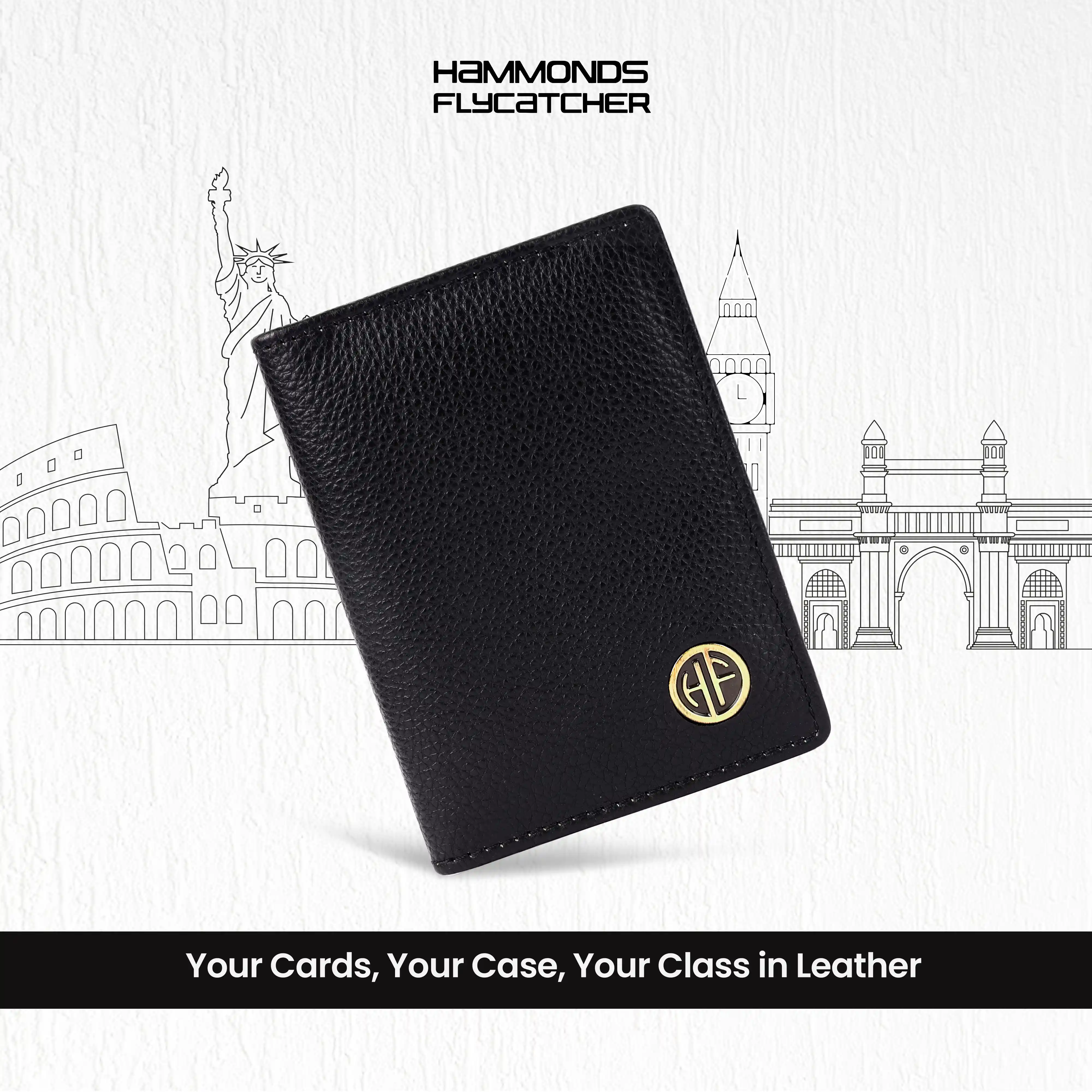 Premium Leather Card Holder - RFID Protected, Holds 8 Cards - Slim Bi-Fold Wallet for Credit/Debit - Stylish & Secure - Image 61