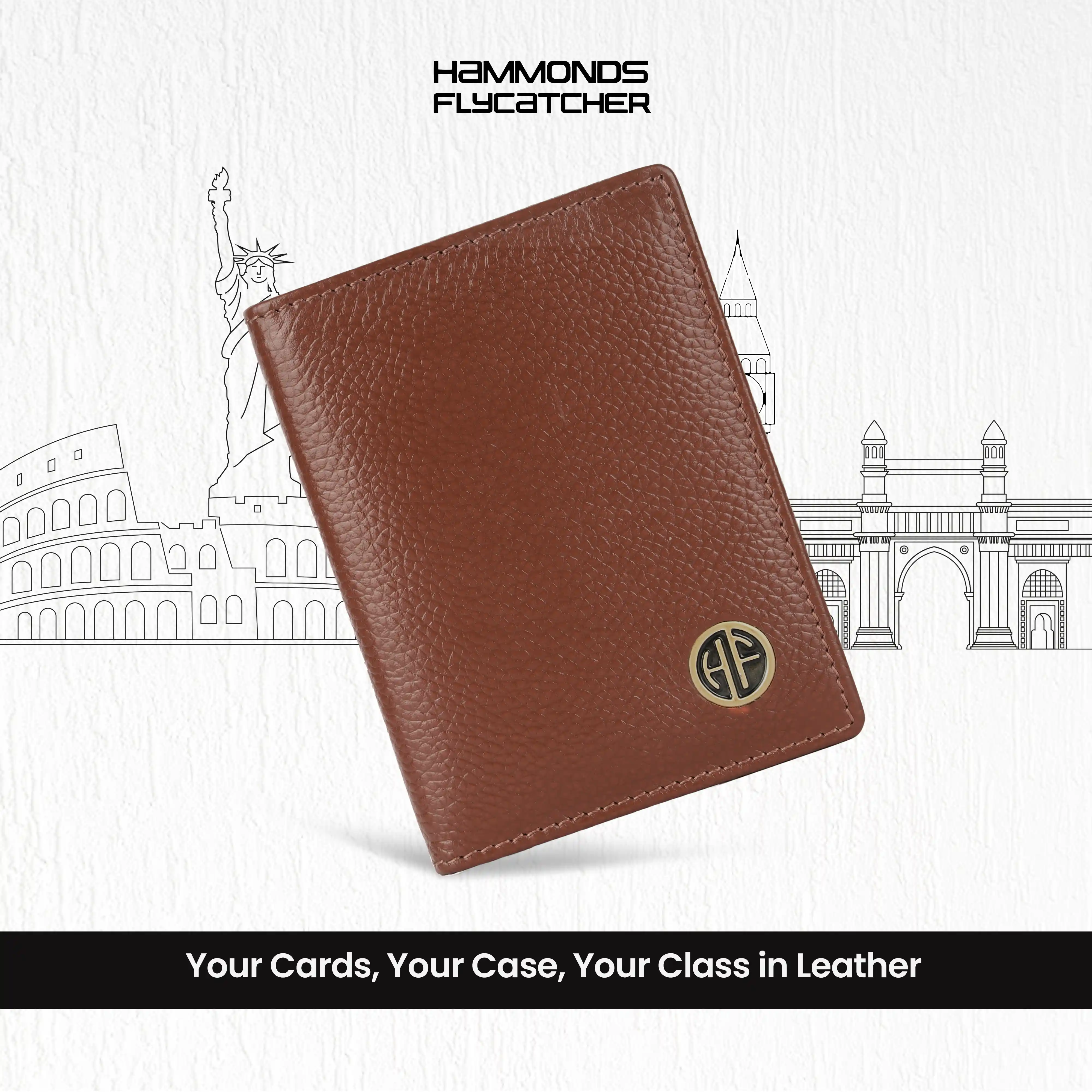 Premium Leather Card Holder - RFID Protected, Holds 8 Cards - Slim Bi-Fold Wallet for Credit/Debit - Stylish & Secure - Image 69