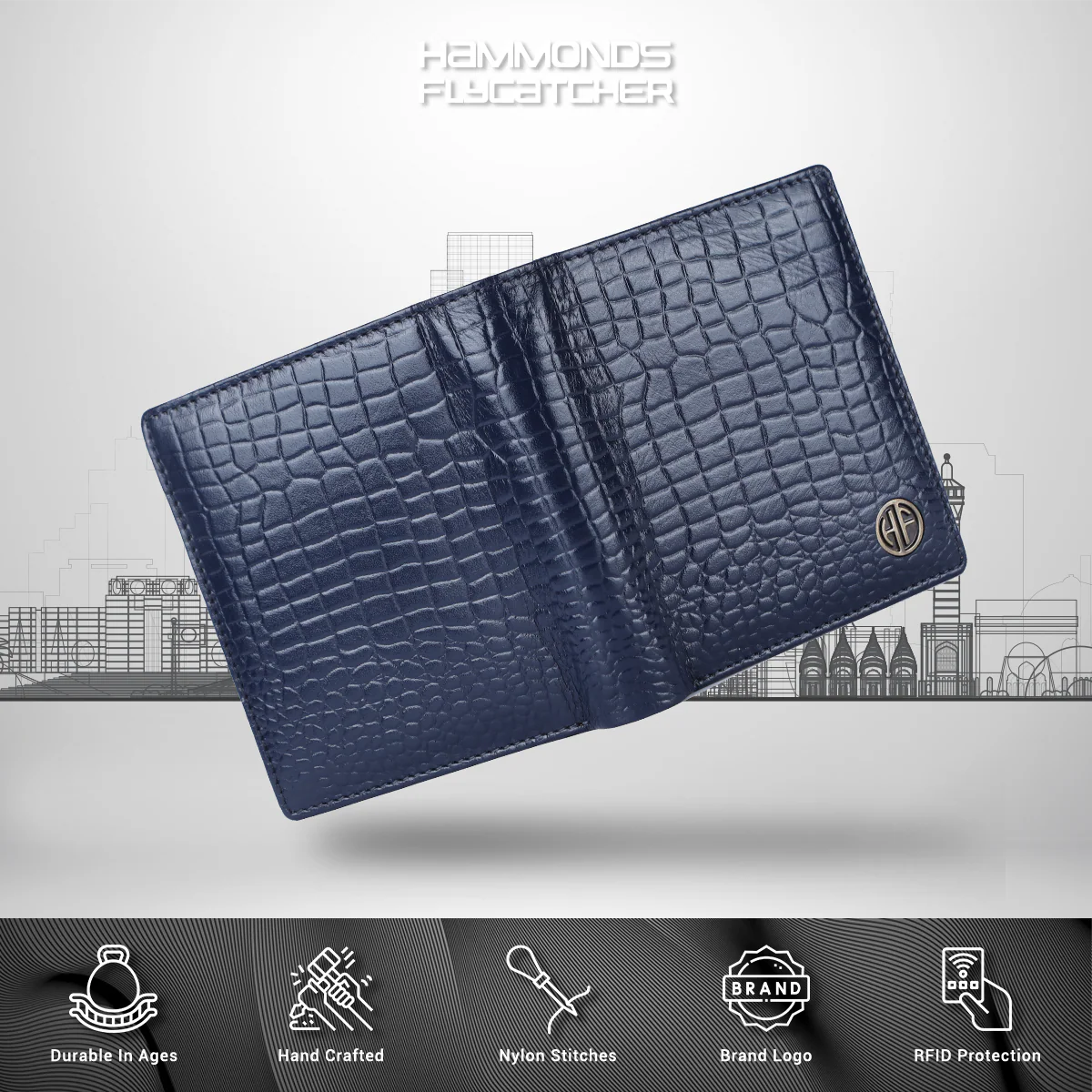 Pure Leather Wallet for Men - RFID Bifold with 6 Card Slots, Zipper & Coin Pockets - Gift for Him - Image 6