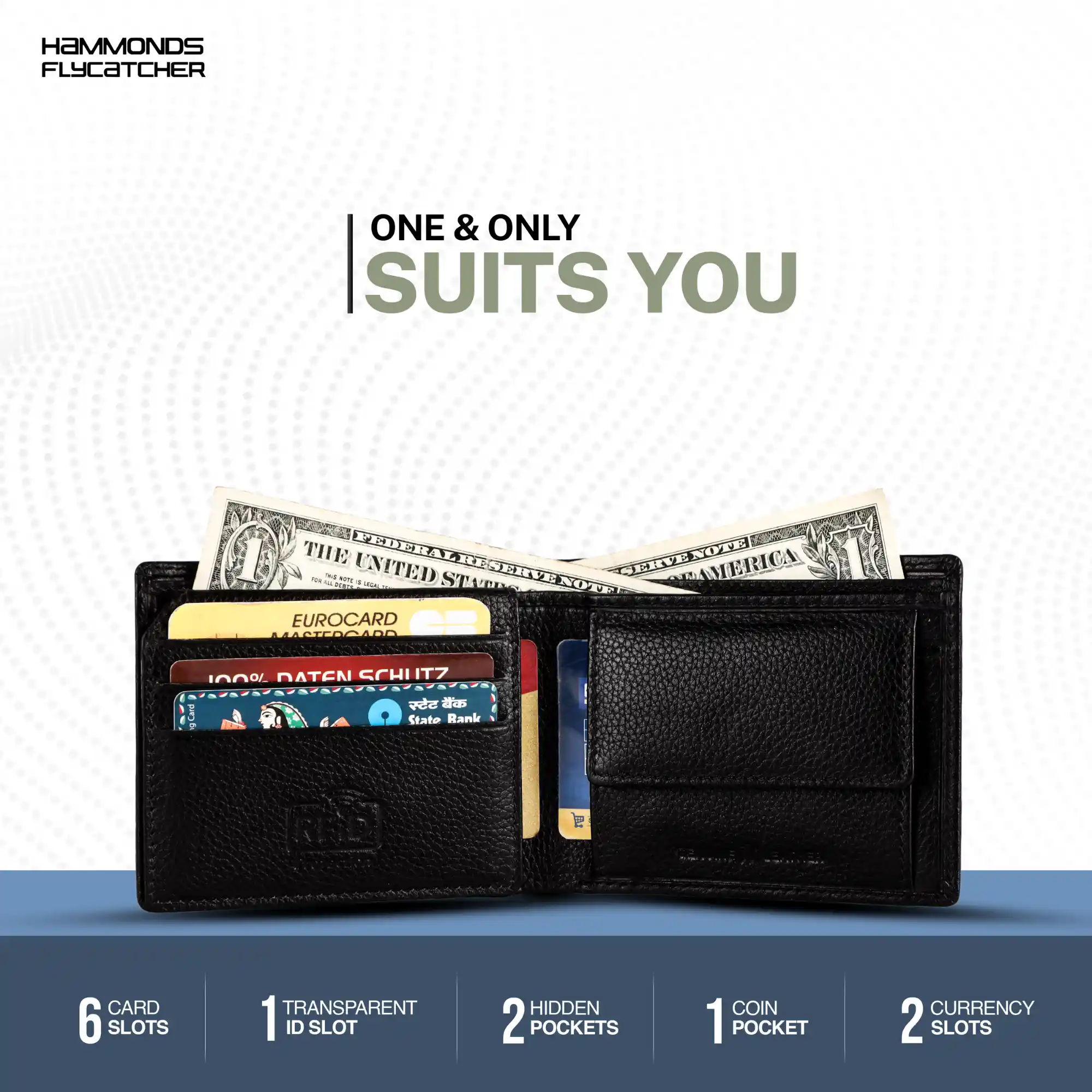 Pure Leather Wallet for Mens- RFID Protected Leather Wallet for Men with 6 ATM Card Slots - Image 41