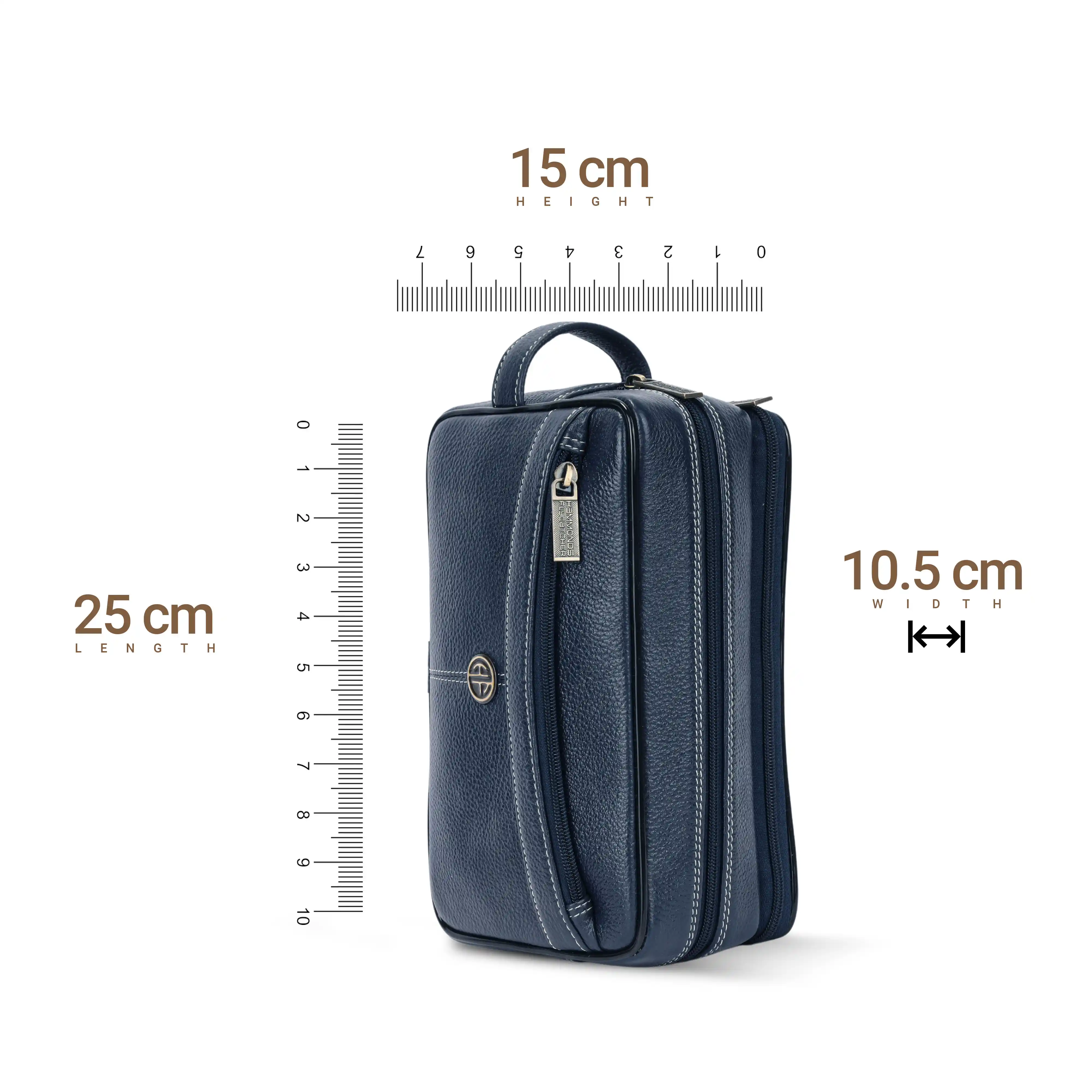 Toiletry Bag for Men- Genuine Leather Travel Organizer with Multiple Compartments - Image 27