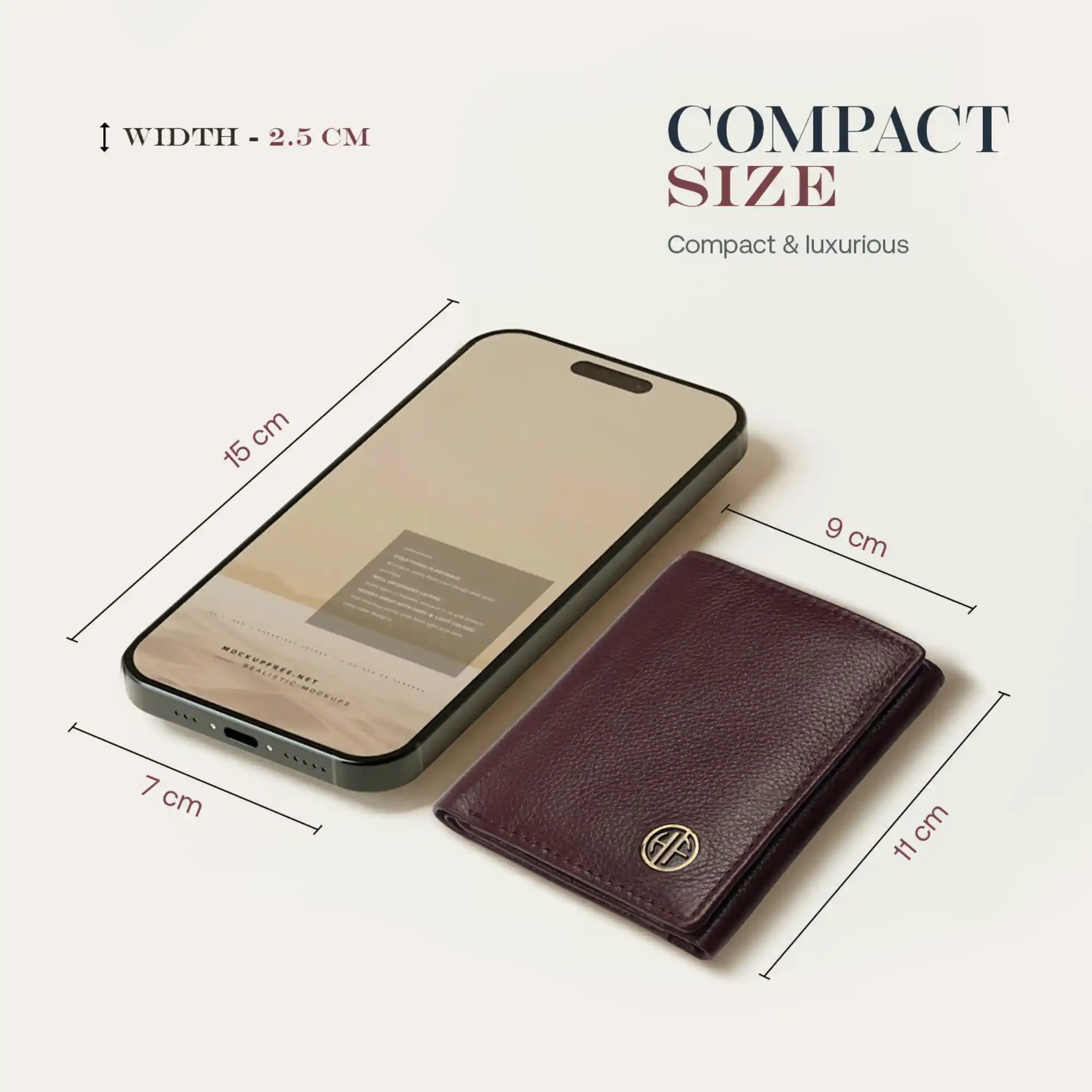 Trifold Mens leather wallets with RFID Protected Leather Wallet for Men - Leather Wallets for Men with 5 Card Slots - Image 38